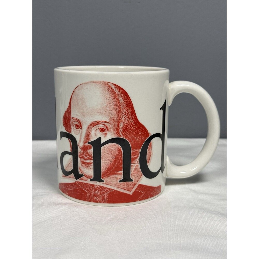 Starbucks England Shakespeare 2002 City Mug 20oz VTG Y2K Collector Coffee